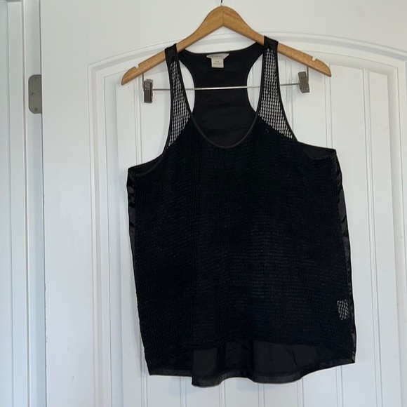 Ariat Bette Shimmer Netted Tank Large - Picture 1 of 6